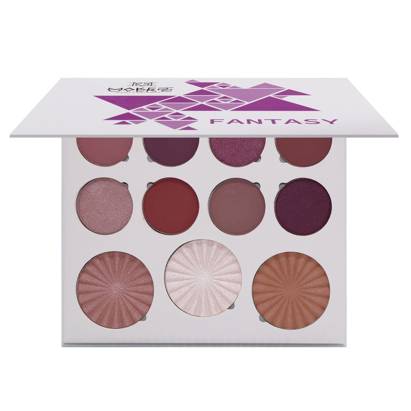 مجموعة ظلال العيون واضاءة الوجه فنتازي من ميك اوفر...