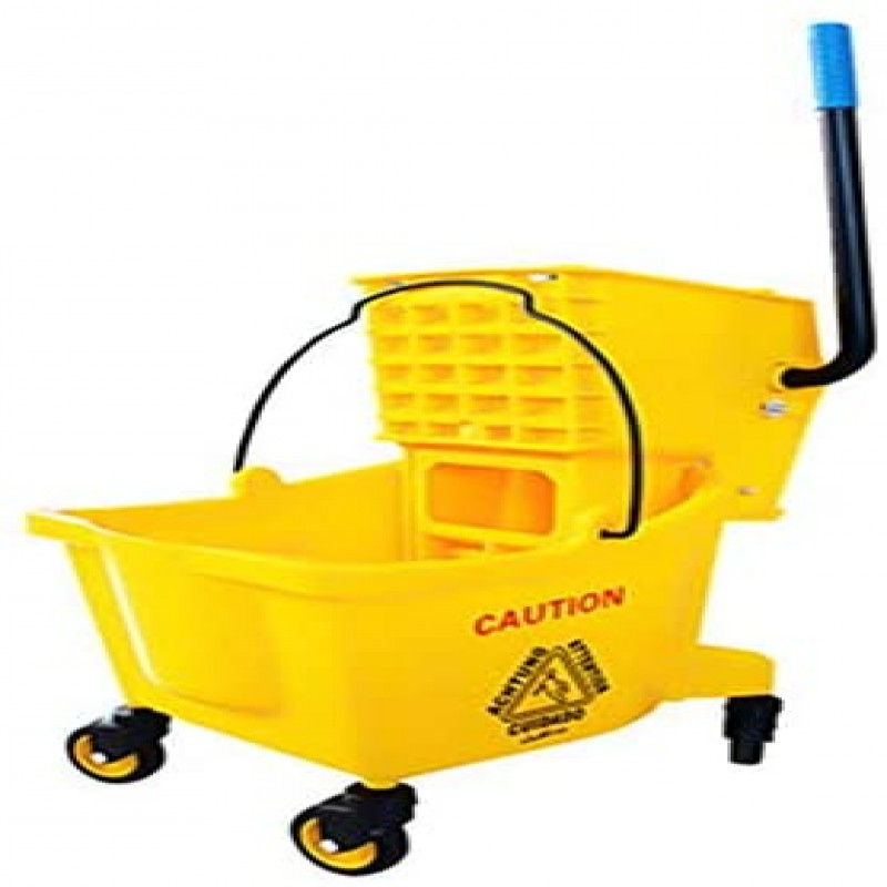 عربة نظافة اصفر -32لتر