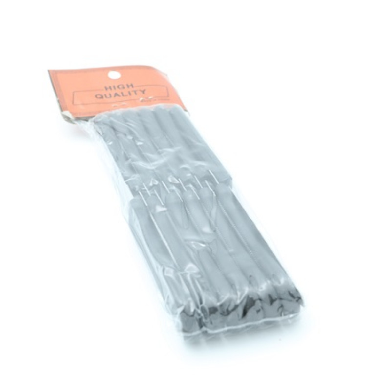 سكين فاكهة يد اسود 12حبة رقم635