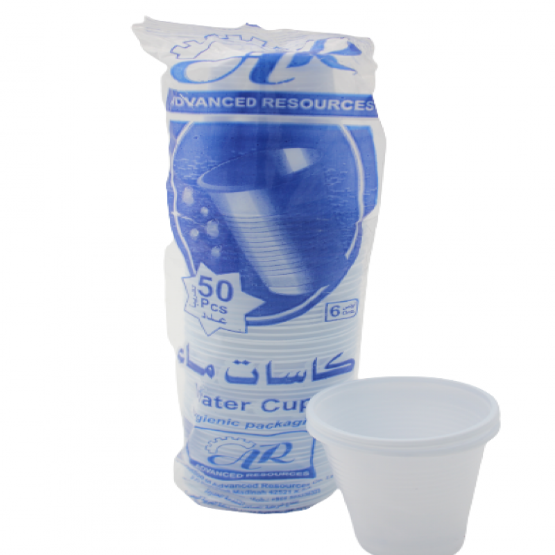 كاسات بلاستيك مياه المنيف-بلاسكو/50حبة