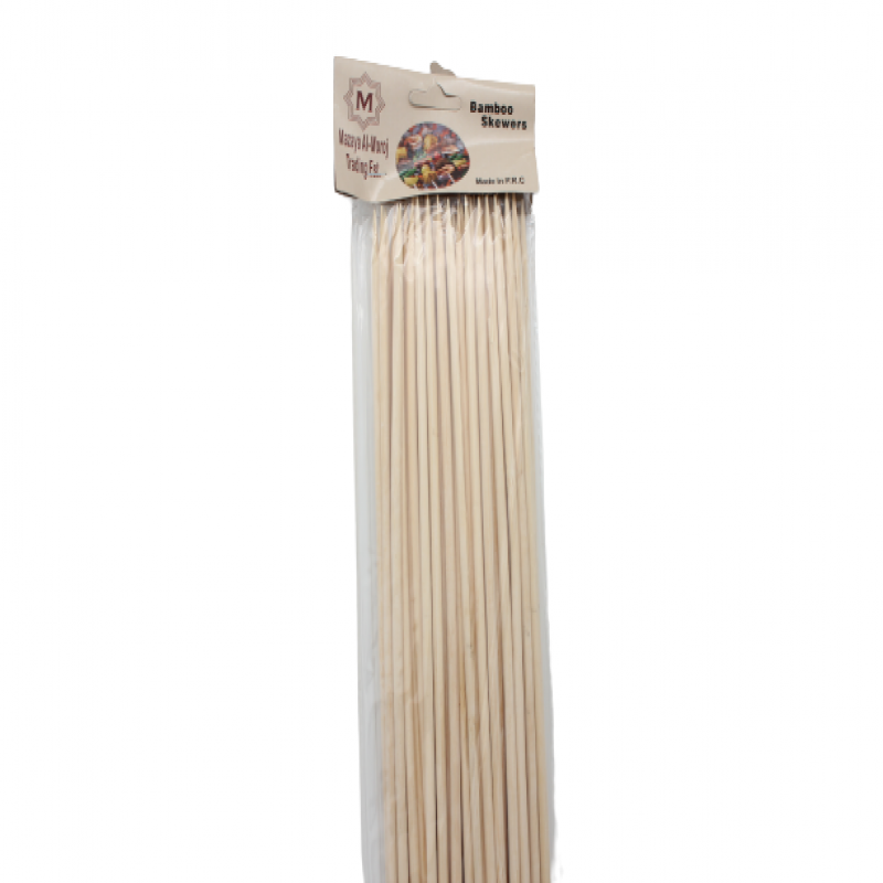 اعواد شوي مزايا المروج30سم*9ملم عريض