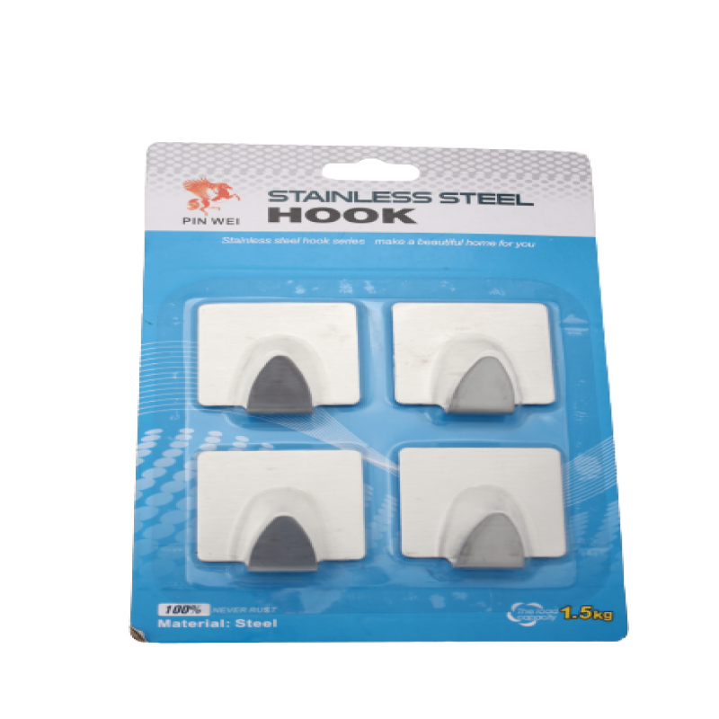 علاق لاصقة مربع 4قطع رقم233